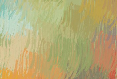 Soyut arka plan sanatı. 2D çizim. Etkileyici yağlı boya resim. Tuvalde fırça darbeleri. Modern sanat. Çok renkli arkaplan. Çağdaş sanat. İfade. Sanatsal dijital palet.