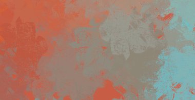 Soyut arka plan sanatı. 2D çizim. Etkileyici yağlı boya resim. Tuvalde fırça darbeleri. Modern sanat. Çok renkli arkaplan. Çağdaş sanat. İfade. Sanatsal dijital palet.