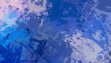 Soyut arka plan sanatı. 2D çizim. Etkileyici yağlı boya resim. Tuvalde fırça darbeleri. Modern sanat. Çok renkli arkaplan. Çağdaş sanat. İfade. Sanatsal dijital palet.