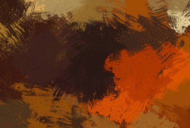 Soyut arka plan sanatı. 2D çizim. Etkileyici yağlı boya resim. Tuvalde fırça darbeleri. Modern sanat. Çok renkli arkaplan. Çağdaş sanat. İfade. Sanatsal dijital palet.