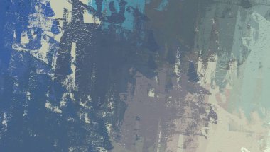 Soyut arka plan sanatı. 2D çizim. Etkileyici yağlı boya resim. Tuvalde fırça darbeleri. Modern sanat. Çok renkli arkaplan. Çağdaş sanat. İfade. Sanatsal dijital palet.