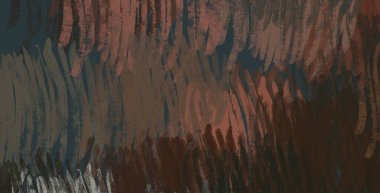 Soyut arka plan sanatı. 2D çizim. Etkileyici yağlı boya resim. Tuvalde fırça darbeleri. Modern sanat. Çok renkli arkaplan. Çağdaş sanat. İfade. Sanatsal dijital palet.