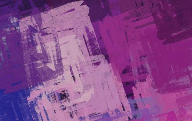 Soyut arka plan sanatı. 2D çizim. Etkileyici yağlı boya resim. Tuvalde fırça darbeleri. Modern sanat. Çok renkli arkaplan. Çağdaş sanat. İfade. Sanatsal dijital palet.