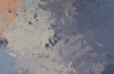 Soyut arka plan sanatı. 2D çizim. Etkileyici yağlı boya resim. Tuvalde fırça darbeleri. Modern sanat. Çok renkli arkaplan. Çağdaş sanat. İfade. Sanatsal dijital palet.