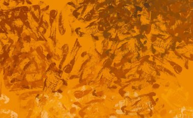 Soyut arka plan sanatı. 2D çizim. Etkileyici yağlı boya resim. Tuvalde fırça darbeleri. Modern sanat. Çok renkli arkaplan. Çağdaş sanat. İfade. Sanatsal dijital palet.