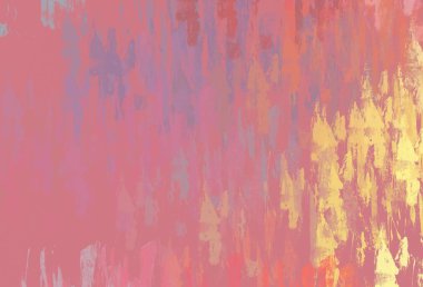Soyut arka plan sanatı. 2D çizim. Etkileyici yağlı boya resim. Tuvalde fırça darbeleri. Modern sanat. Çok renkli arkaplan. Çağdaş sanat. İfade. Sanatsal dijital palet.