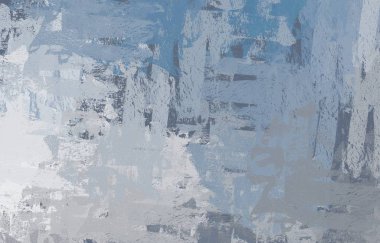Soyut arka plan sanatı. 2D çizim. Etkileyici yağlı boya resim. Tuvalde fırça darbeleri. Modern sanat. Çok renkli arkaplan. Çağdaş sanat. İfade. Sanatsal dijital palet.