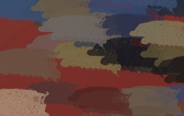 Soyut arka plan sanatı. 2D çizim. Etkileyici yağlı boya resim. Tuvalde fırça darbeleri. Modern sanat. Çok renkli arkaplan. Çağdaş sanat. İfade. Sanatsal dijital palet.