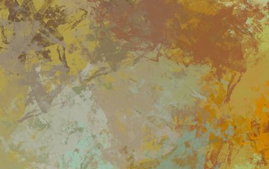 Soyut arka plan sanatı. 2D çizim. Etkileyici yağlı boya resim. Tuvalde fırça darbeleri. Modern sanat. Çok renkli arkaplan. Çağdaş sanat. İfade. Sanatsal dijital palet.