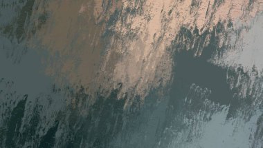 Soyut arka plan sanatı. 2D çizim. Etkileyici yağlı boya resim. Tuvalde fırça darbeleri. Modern sanat. Çok renkli arkaplan. Çağdaş sanat. İfade. Sanatsal dijital palet.