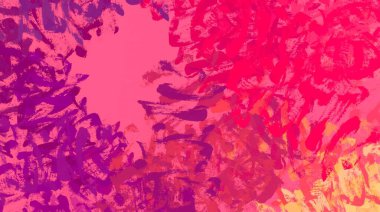 Soyut arka plan sanatı. 2D çizim. Etkileyici yağlı boya resim. Tuvalde fırça darbeleri. Modern sanat. Çok renkli arkaplan. Çağdaş sanat. İfade. Sanatsal dijital palet.