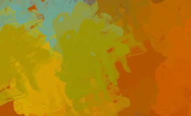 Soyut arka plan sanatı. 2D çizim. Etkileyici yağlı boya resim. Tuvalde fırça darbeleri. Modern sanat. Çok renkli arkaplan. Çağdaş sanat. İfade. Sanatsal dijital palet.