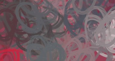 Soyut arka plan sanatı. 2D çizim. Etkileyici yağlı boya resim. Tuvalde fırça darbeleri. Modern sanat. Çok renkli arkaplan. Çağdaş sanat. İfade. Sanatsal dijital palet.