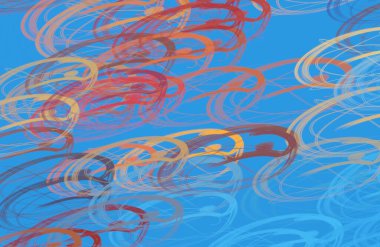 Soyut arka plan sanatı. 2D çizim. Etkileyici yağlı boya resim. Tuvalde fırça darbeleri. Modern sanat. Çok renkli arkaplan. Çağdaş sanat. İfade. Sanatsal dijital palet.