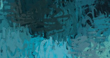 Soyut arka plan sanatı. 2D çizim. Etkileyici yağlı boya resim. Tuvalde fırça darbeleri. Modern sanat. Çok renkli arkaplan. Çağdaş sanat. İfade. Sanatsal dijital palet.