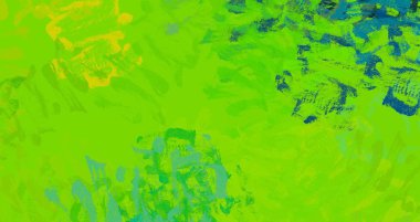 Soyut arka plan sanatı. 2D çizim. Etkileyici yağlı boya resim. Tuvalde fırça darbeleri. Modern sanat. Çok renkli arkaplan. Çağdaş sanat. İfade. Sanatsal dijital palet.