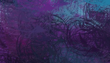 Soyut arka plan sanatı. 2D çizim. Etkileyici yağlı boya resim. Tuvalde fırça darbeleri. Modern sanat. Çok renkli arkaplan. Çağdaş sanat. İfade. Sanatsal dijital palet.