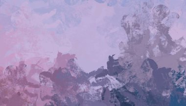 Soyut arka plan sanatı. 2D çizim. Etkileyici yağlı boya resim. Tuvalde fırça darbeleri. Modern sanat. Çok renkli arkaplan. Çağdaş sanat. İfade. Sanatsal dijital palet.