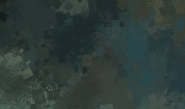 Soyut arka plan sanatı. 2D çizim. Etkileyici yağlı boya resim. Tuvalde fırça darbeleri. Modern sanat. Çok renkli arkaplan. Çağdaş sanat. İfade. Sanatsal dijital palet.