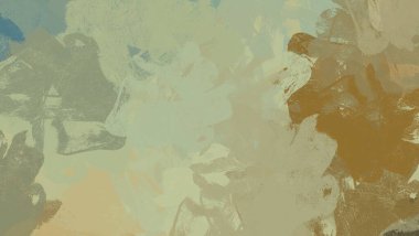 Soyut arka plan sanatı. 2D çizim. Etkileyici yağlı boya resim. Tuvalde fırça darbeleri. Modern sanat. Çok renkli arkaplan. Çağdaş sanat. İfade. Sanatsal dijital palet.