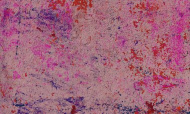 Soyut arka plan sanatı. 2D çizim. Etkileyici yağlı boya resim. Tuvalde fırça darbeleri. Modern sanat. Çok renkli arkaplan. Çağdaş sanat. İfade. Sanatsal dijital palet.