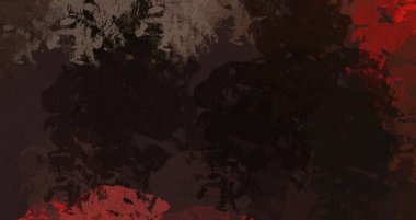 Soyut arka plan sanatı. 2D çizim. Etkileyici yağlı boya resim. Tuvalde fırça darbeleri. Modern sanat. Çok renkli arkaplan. Çağdaş sanat. İfade. Sanatsal dijital palet.