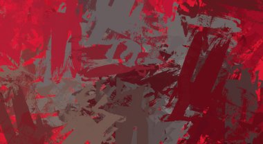 Soyut arka plan sanatı. 2D çizim. Etkileyici yağlı boya resim. Tuvalde fırça darbeleri. Modern sanat. Çok renkli arkaplan. Çağdaş sanat. İfade. Sanatsal dijital palet.