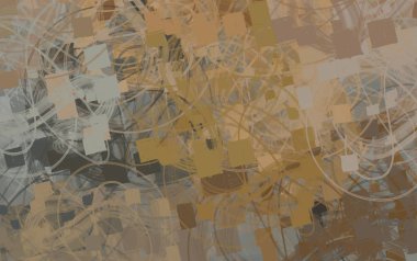 Soyut arka plan sanatı. 2D çizim. Etkileyici yağlı boya resim. Tuvalde fırça darbeleri. Modern sanat. Çok renkli arkaplan. Çağdaş sanat. İfade. Sanatsal dijital palet.