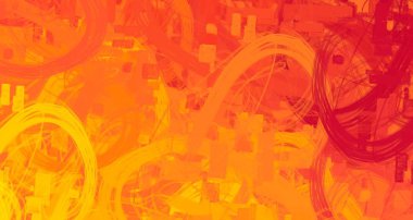 Soyut arka plan sanatı. 2D çizim. Etkileyici yağlı boya resim. Tuvalde fırça darbeleri. Modern sanat. Çok renkli arkaplan. Çağdaş sanat. İfade. Sanatsal dijital palet.