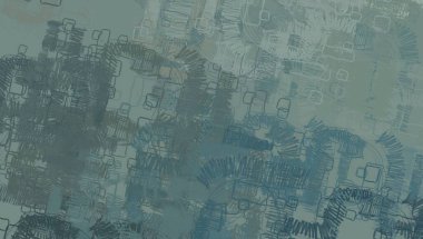 Soyut arka plan sanatı. 2D çizim. Etkileyici yağlı boya resim. Tuvalde fırça darbeleri. Modern sanat. Çok renkli arkaplan. Çağdaş sanat. İfade. Sanatsal dijital palet.