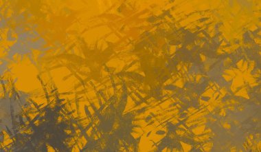 Soyut arka plan sanatı. 2D çizim. Etkileyici yağlı boya resim. Tuvalde fırça darbeleri. Modern sanat. Çok renkli arkaplan. Çağdaş sanat. İfade. Sanatsal dijital palet.