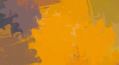 Soyut arka plan sanatı. 2D çizim. Etkileyici yağlı boya resim. Tuvalde fırça darbeleri. Modern sanat. Çok renkli arkaplan. Çağdaş sanat. İfade. Sanatsal dijital palet.