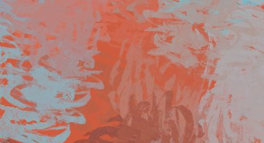 Soyut arka plan sanatı. 2D çizim. Etkileyici yağlı boya resim. Tuvalde fırça darbeleri. Modern sanat. Çok renkli arkaplan. Çağdaş sanat. İfade. Sanatsal dijital palet.