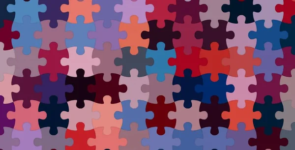 Fondos Modernos Rompecabezas Digitales Abstractos Jigsaw — Foto de Stock