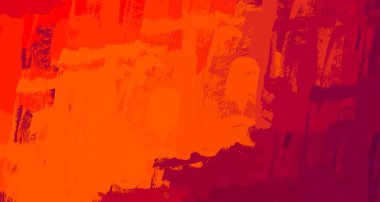 Soyut arka plan sanatı. 2D çizim. Etkileyici yağlı boya resim. Tuvalde fırça darbeleri. Modern sanat. Çok renkli arkaplan. Çağdaş sanat. İfade. Sanatsal dijital palet.