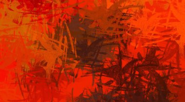 Soyut arka plan sanatı. 2D çizim. Etkileyici yağlı boya resim. Tuvalde fırça darbeleri. Modern sanat. Çok renkli arkaplan. Çağdaş sanat. İfade. Sanatsal dijital palet.