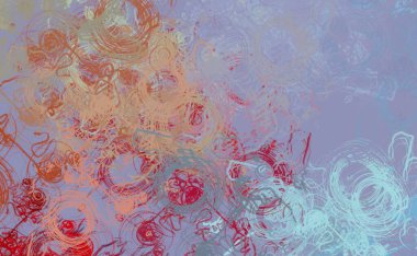 Soyut arka plan sanatı. 2D çizim. Etkileyici yağlı boya resim. Tuvalde fırça darbeleri. Modern sanat. Çok renkli arkaplan. Çağdaş sanat. İfade. Sanatsal dijital palet.