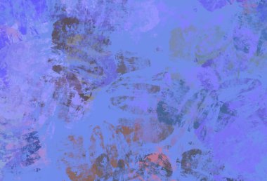 Soyut arka plan sanatı. 2D çizim. Etkileyici yağlı boya resim. Tuvalde fırça darbeleri. Modern sanat. Çok renkli arkaplan. Çağdaş sanat. İfade. Sanatsal dijital palet.