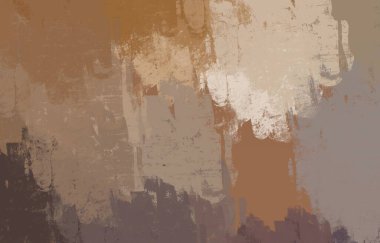 Soyut arka plan sanatı. 2D çizim. Etkileyici yağlı boya resim. Tuvalde fırça darbeleri. Modern sanat. Çok renkli arkaplan. Çağdaş sanat. İfade. Sanatsal dijital palet.