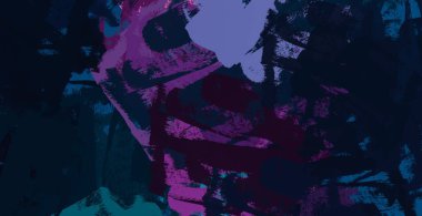 Soyut arka plan sanatı. 2D çizim. Etkileyici yağlı boya resim. Tuvalde fırça darbeleri. Modern sanat. Çok renkli arkaplan. Çağdaş sanat. İfade. Sanatsal dijital palet.