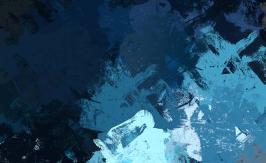 Soyut arka plan sanatı. 2D çizim. Etkileyici yağlı boya resim. Tuvalde fırça darbeleri. Modern sanat. Çok renkli arkaplan. Çağdaş sanat. İfade. Sanatsal dijital palet.