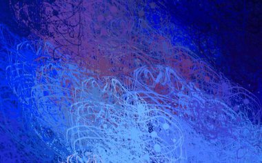 Soyut arka plan sanatı. 2D çizim. Etkileyici yağlı boya resim. Tuvalde fırça darbeleri. Modern sanat. Çok renkli arkaplan. Çağdaş sanat. İfade. Sanatsal dijital palet.