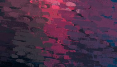 Soyut arka plan sanatı. 2D çizim. Etkileyici yağlı boya resim. Tuvalde fırça darbeleri. Modern sanat. Çok renkli arkaplan. Çağdaş sanat. İfade. Sanatsal dijital palet.