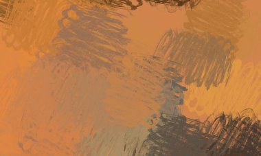 Soyut arka plan sanatı. 2D çizim. Etkileyici yağlı boya resim. Tuvalde fırça darbeleri. Modern sanat. Çok renkli arkaplan. Çağdaş sanat. İfade. Sanatsal dijital palet.