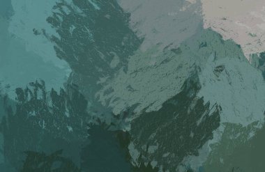 Soyut arka plan sanatı. 2D çizim. Etkileyici yağlı boya resim. Tuvalde fırça darbeleri. Modern sanat. Çok renkli arkaplan. Çağdaş sanat. İfade. Sanatsal dijital palet.