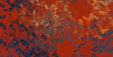 Soyut arka plan sanatı. 2D çizim. Etkileyici yağlı boya resim. Tuvalde fırça darbeleri. Modern sanat. Çok renkli arkaplan. Çağdaş sanat. İfade. Sanatsal dijital palet.