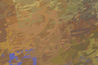 Soyut arka plan sanatı. 2D çizim. Etkileyici yağlı boya resim. Tuvalde fırça darbeleri. Modern sanat. Çok renkli arkaplan. Çağdaş sanat. İfade. Sanatsal dijital palet.