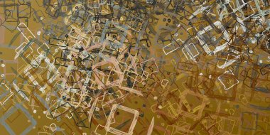 Soyut arka plan sanatı. 2D çizim. Etkileyici yağlı boya resim. Tuvalde fırça darbeleri. Modern sanat. Çok renkli arkaplan. Çağdaş sanat. İfade. Sanatsal dijital palet.