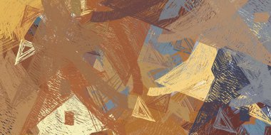 Soyut arka plan sanatı. 2D çizim. Etkileyici yağlı boya resim. Tuvalde fırça darbeleri. Modern sanat. Çok renkli arkaplan. Çağdaş sanat. İfade. Sanatsal dijital palet.