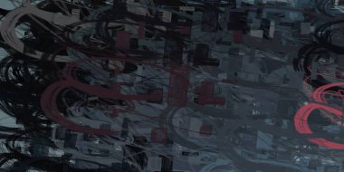 Soyut arka plan sanatı. 2D çizim. Etkileyici yağlı boya resim. Tuvalde fırça darbeleri. Modern sanat. Çok renkli arkaplan. Çağdaş sanat. İfade. Sanatsal dijital palet.